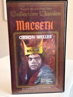 Macbeth (VHS 1948), Collectors Edition, Orson Welles, Black And White, 112 Min